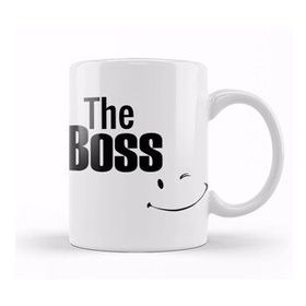 Baskı Dükkanı The Real Boss Kupa