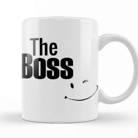 Baskı Dükkanı The Real Boss Kupa