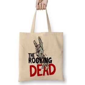 Baskı Dükkanı the Rocking Dead Bez Çanta