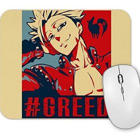 Baskı Dükkanı the Seven Deadly Sins Greed Ban Mouse Pad