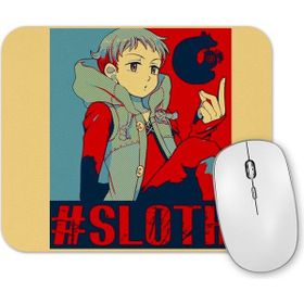 Baskı Dükkanı the Seven Deadly Sins King Sloth Mouse Pad