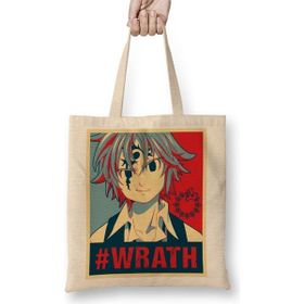 Baskı Dükkanı the Seven Deadly Sins Meliodas- Wrath Bez Çanta