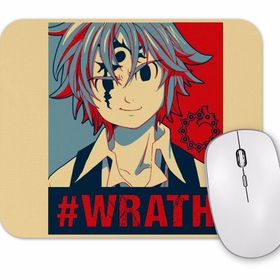 Baskı Dükkanı the Seven Deadly Sins Meliodas Wrath Mouse Pad