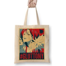 Baskı Dükkanı the Seven Deadly Sins Merlin Gluttony Bez Çanta