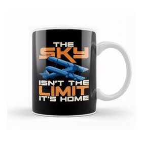 Baskı Dükkanı The Sky is Yours Fighter Pilot Kupa