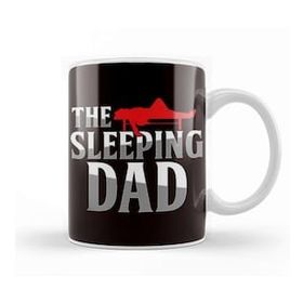 Baskı Dükkanı The Sleeping Dad Papa Father Daddy Poppa Stepdad Husband Kupa