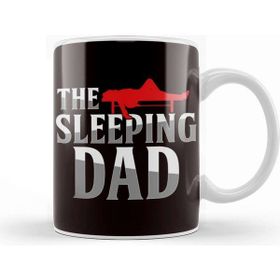Baskı Dükkanı The Sleeping Dad Papa Father Daddy Poppa Stepdad Husband Kupa