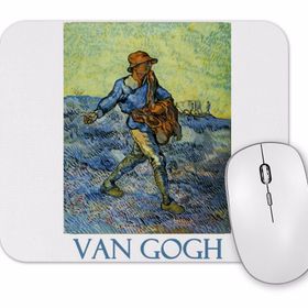 Baskı Dükkanı the Sower By Vincent Van Gogh Mouse Pad
