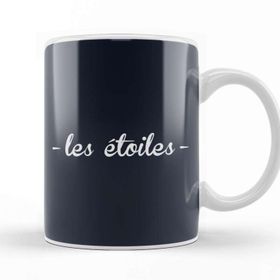 Baskı Dükkanı The Stars Les Etoiles Slogan Kupa