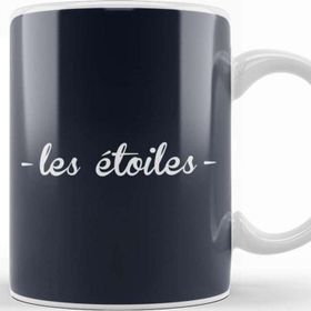 Baskı Dükkanı The Stars Les Etoiles Slogan Kupa