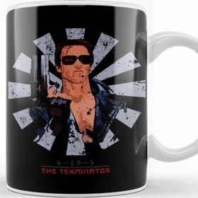 Baskı Dükkanı The Terminator Retro Japanese Kupa