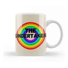 Baskı Dükkanı The Undertaker Vintage Retro Rainbow Style Warriors Design Wrestlers Gift Kupa
