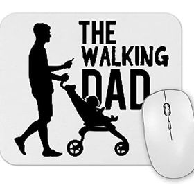 Baskı Dükkanı the Walking Dad Mouse Pad