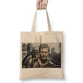 Baskı Dükkanı the Walking Dead Daryl Zombi Avcısı Bez Çanta