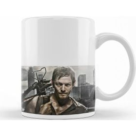 Baskı Dükkanı The Walking Dead Daryl Zombi Avcısı Kupa Bardak Porselen