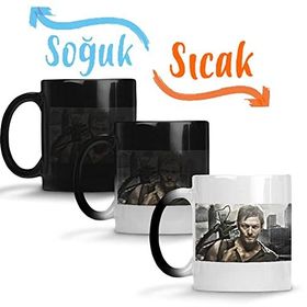 Baskı Dükkanı The Walking Dead Daryl Zombi Avcısı Kupa Bardak Porselen