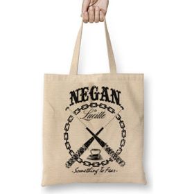 Baskı Dükkanı the Walking Dead Negan Rick Carl Bez Çanta