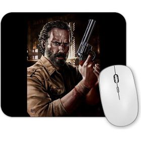 Baskı Dükkanı the Walking Dead Rick Çizim Mouse Pad