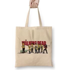 Baskı Dükkanı the Walking Dead Simpsonized Bez Çanta