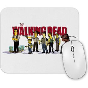 Baskı Dükkanı the Walking Dead Simpsonized Mouse Pad