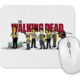 Baskı Dükkanı the Walking Dead Simpsonized Mouse Pad