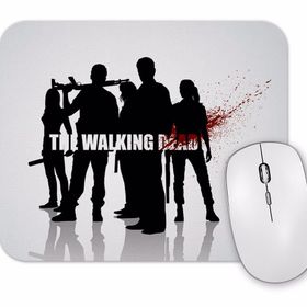 Baskı Dükkanı the Walking Dead Siyah Beyaz Mouse Pad