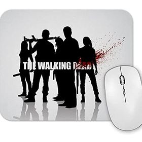 Baskı Dükkanı the Walking Dead Siyah Beyaz Mouse Pad