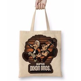 Baskı Dükkanı the Walking Dead Super Dixon Bros Bez Çanta