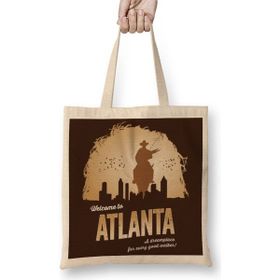 Baskı Dükkanı the Walking Dead Welcome to Atlanta Bez Çanta
