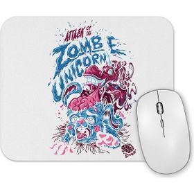 Baskı Dükkanı the Walking Dead Zombie Face Mouse Pad