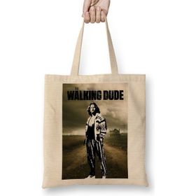 Baskı Dükkanı the Walking Dude Bez Çanta