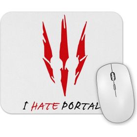 Baskı Dükkanı the Witcher I Hate Portals Mouse Pad