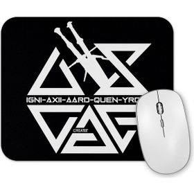 Baskı Dükkanı the Witcher Signs Mouse Pad