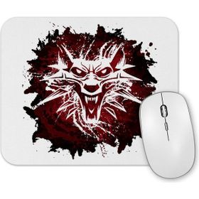 Baskı Dükkanı the Witcher Wolf Silhouette Mouse Pad