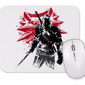 Baskı Dükkanı the Witcher Wolf Silhouette Mouse Pad
