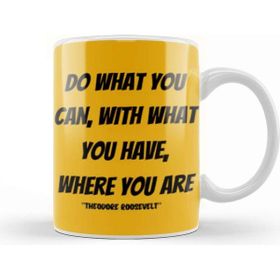 Baskı Dükkanı Theodore Roosevelt Quotes Gifts Vintage Retro Rainbow Style Kupa