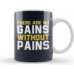 Baskı Dükkanı There are No Gains Without Pains Kupa