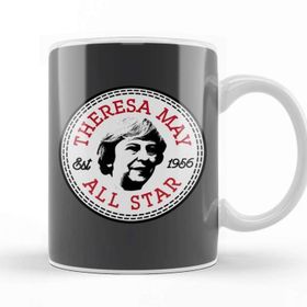 Baskı Dükkanı Theresa May All Star Converse Logo Kupa