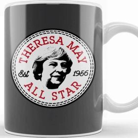 Baskı Dükkanı Theresa May All Star Converse Logo Kupa