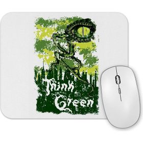 Baskı Dükkanı Think Green Pense Verde Mouse Pad