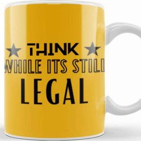 Baskı Dükkanı Think While Its Still Lega L Kupa