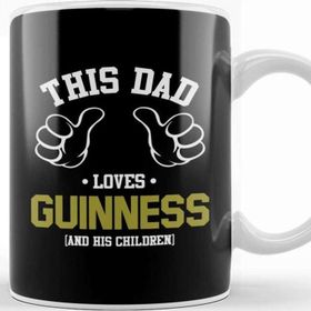 Baskı Dükkanı This Dad Loves Guinness and His Children Kupa
