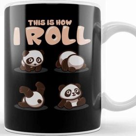Baskı Dükkanı This Is How I Roll Panda Bear Pun Kupa
