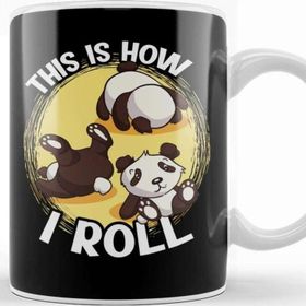 Baskı Dükkanı This Is How I Roll Panda Pun Kawaii Little Bear Kupa