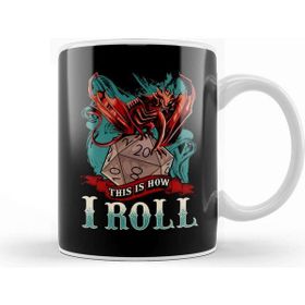 Baskı Dükkanı This Is How I Roll Rpg Tabletop Gaming Dice Pun Kupa