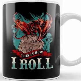 Baskı Dükkanı This Is How I Roll Rpg Tabletop Gaming Dice Pun Kupa