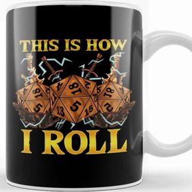 Baskı Dükkanı This Is How I Roll Rpg Tabletop Gaming Dice Pun Kupa