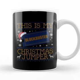 Baskı Dükkanı This Is My Blockbuster Christmas Jumper Kupa