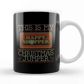 Baskı Dükkanı This Is My Happy Shopper Christmas Jumper Kupa