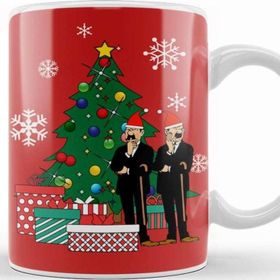 Baskı Dükkanı Thomson And Thompson Around The Christmas Tree Tintin Kupa